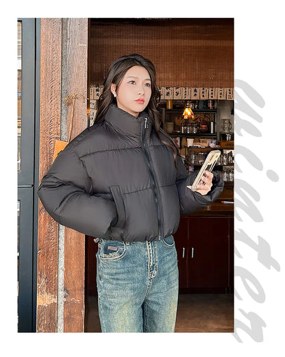 Snow Petal Short Padded Winter Jacket