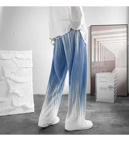Silken Flow Harajuku Wide Leg Pants