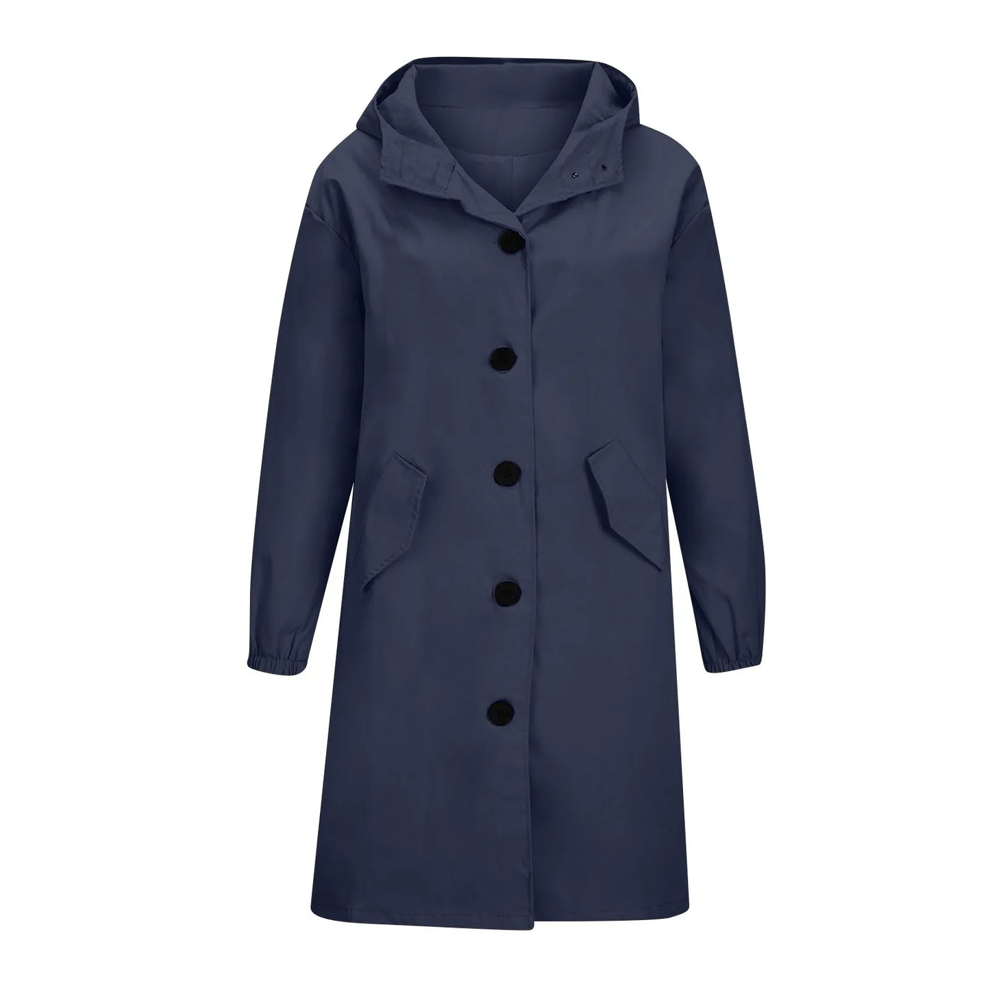Women’s Long Hooded Trench Coat
