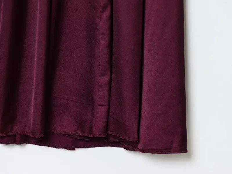 Elegant Lustre Backless Maxi Dress