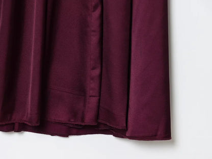 Elegant Lustre Backless Maxi Dress
