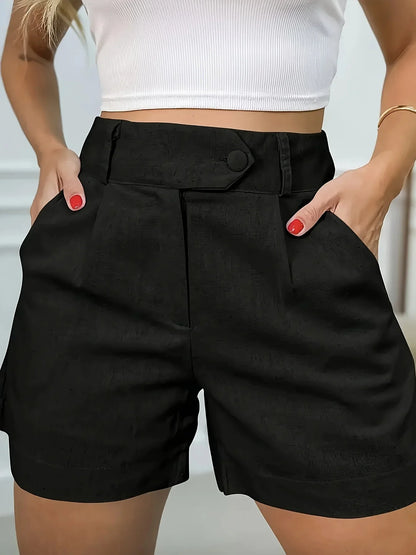 Breeze Line High Waist Wide Shorts