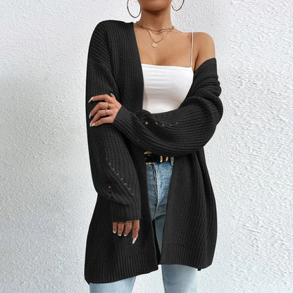 Luxe Ease Long Summer Knit Cardigan
