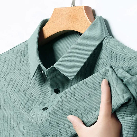 Printed Business Casual Polo