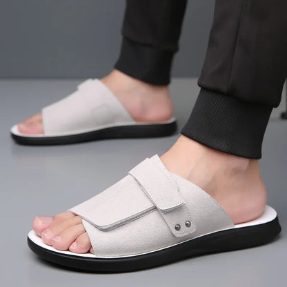 Men’s Suede Leather Beach Sandals