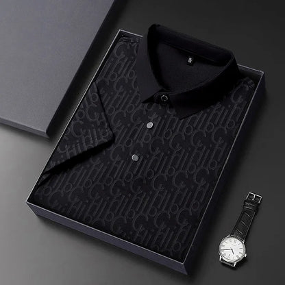 Printed Business Casual Polo
