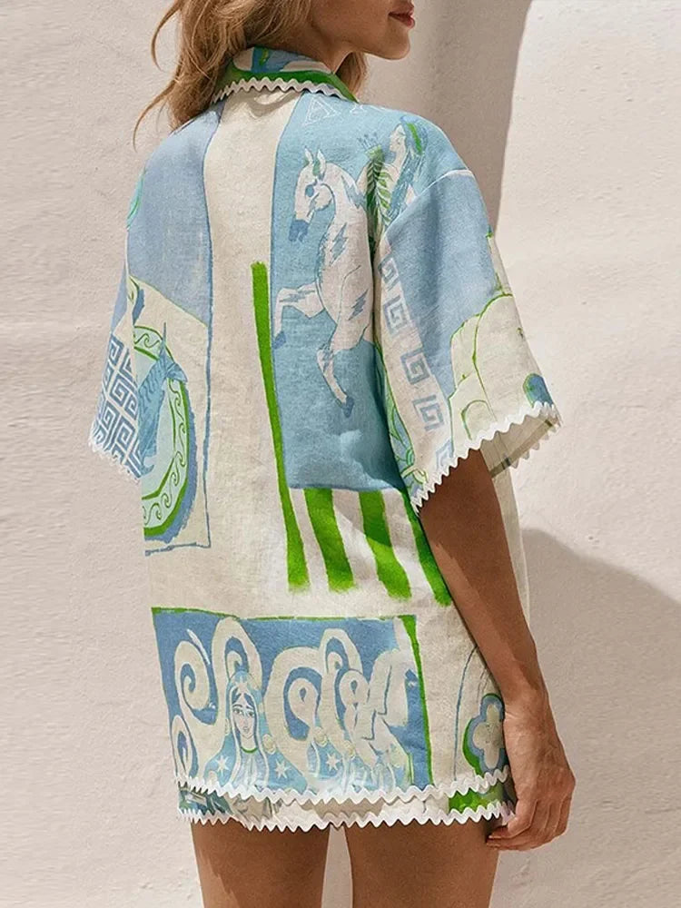 Tide Bloom Irregular Beach Set