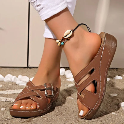 Vintage Wedge Sandals