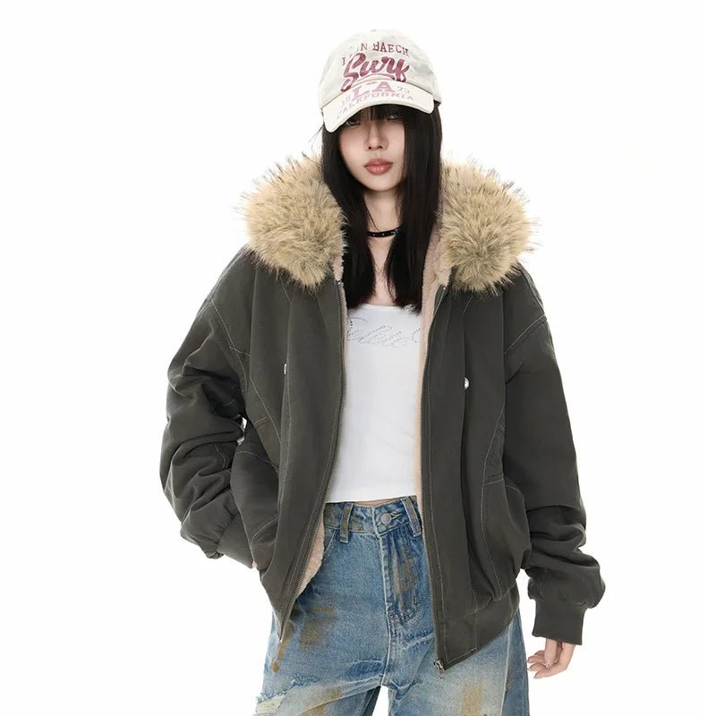 Women’s Winter Padded Hooded Cotton Jacket