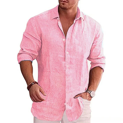 Men's Cotton Linen Shirt