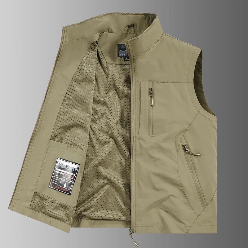 Multi-pocket Mesh Vest