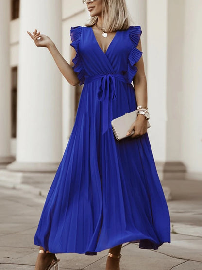 Graceflow Ruffled Chiffon Maxi