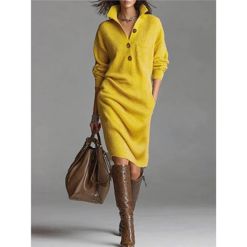 Women’s Mid-Length Button-Up Sweater