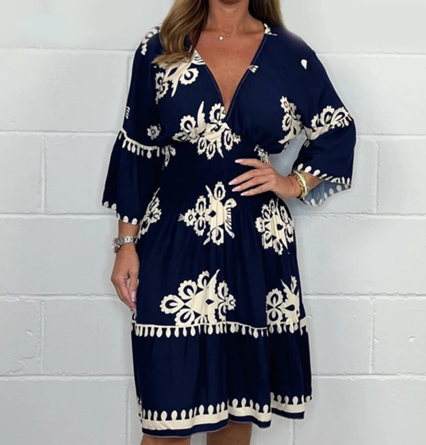 Floral Flare Boho Tunic