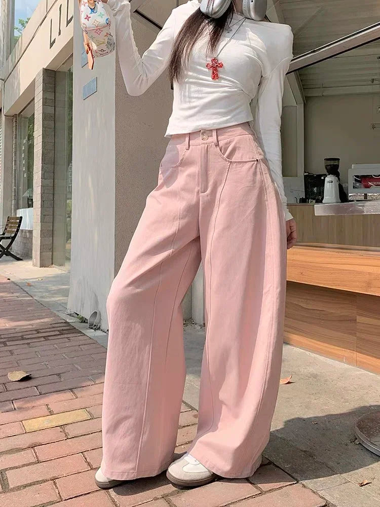 New Style High Waist Casual Pants