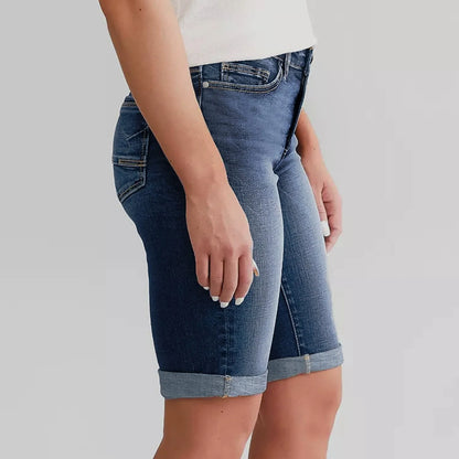 Trendy Edge High Waist Denim Shorts
