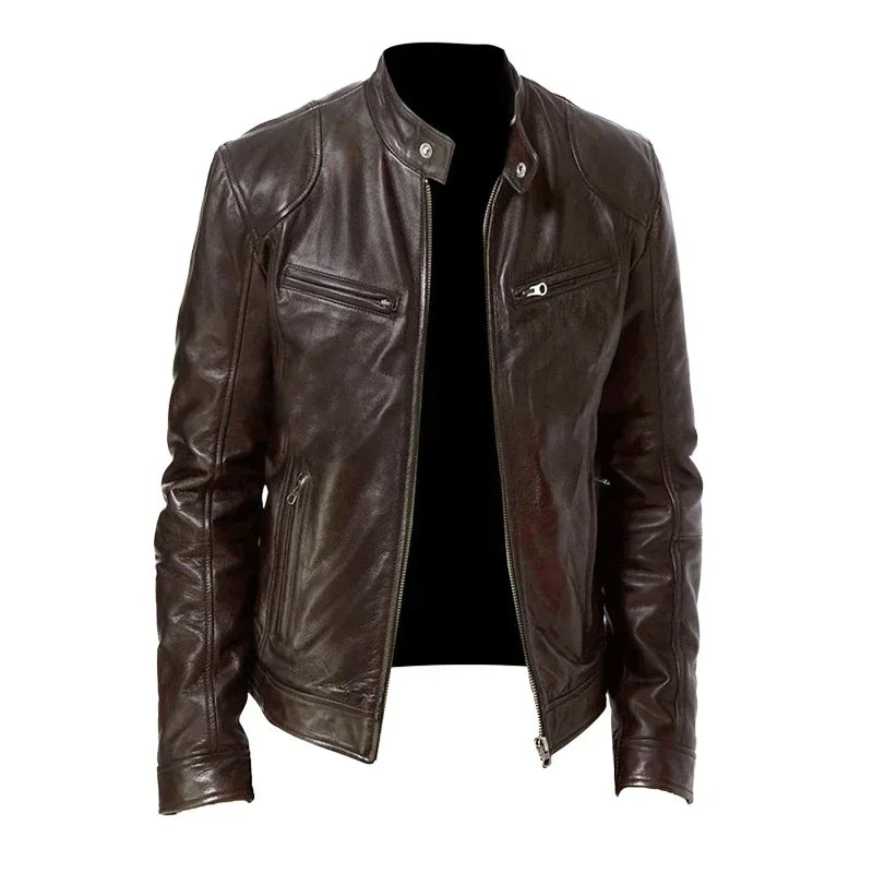 Men's Slim Leather Jacket