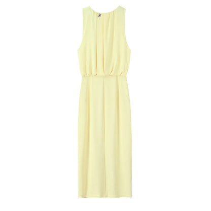 Silk Pleated Dress