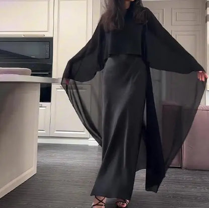 Vintage Charm Batwing Evening Set