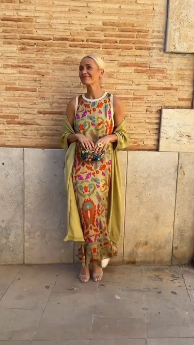 Boho Elegance Two-Piece Dress Set
