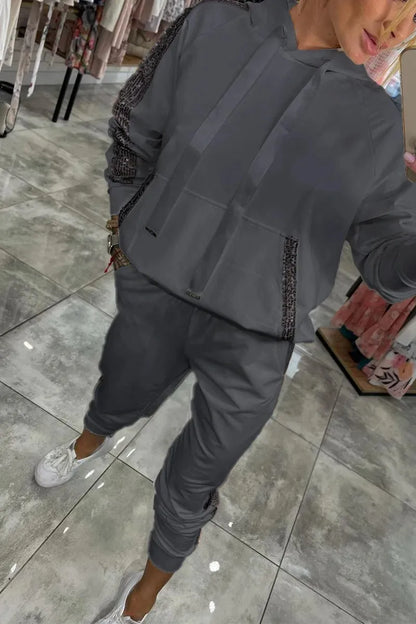 GlimmerFit Sequin Pocket 2-Piece Set