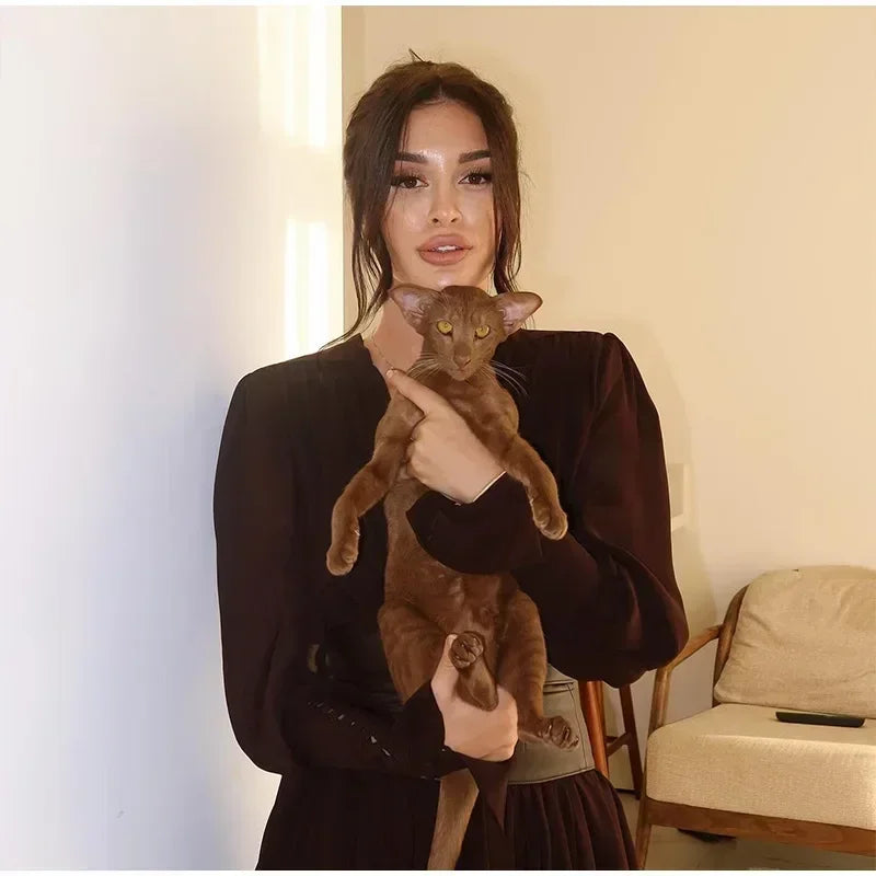 Elegant Waist-Cinch V-Neck Maxi Dress