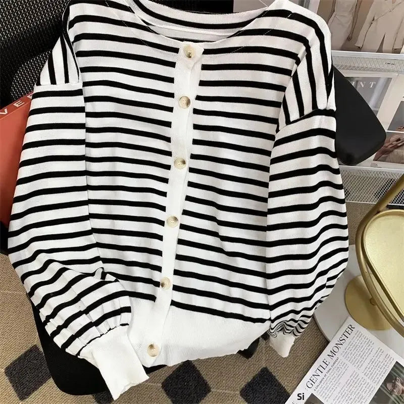 Spring Open Cardigan — Casual Loose Knit Jacket