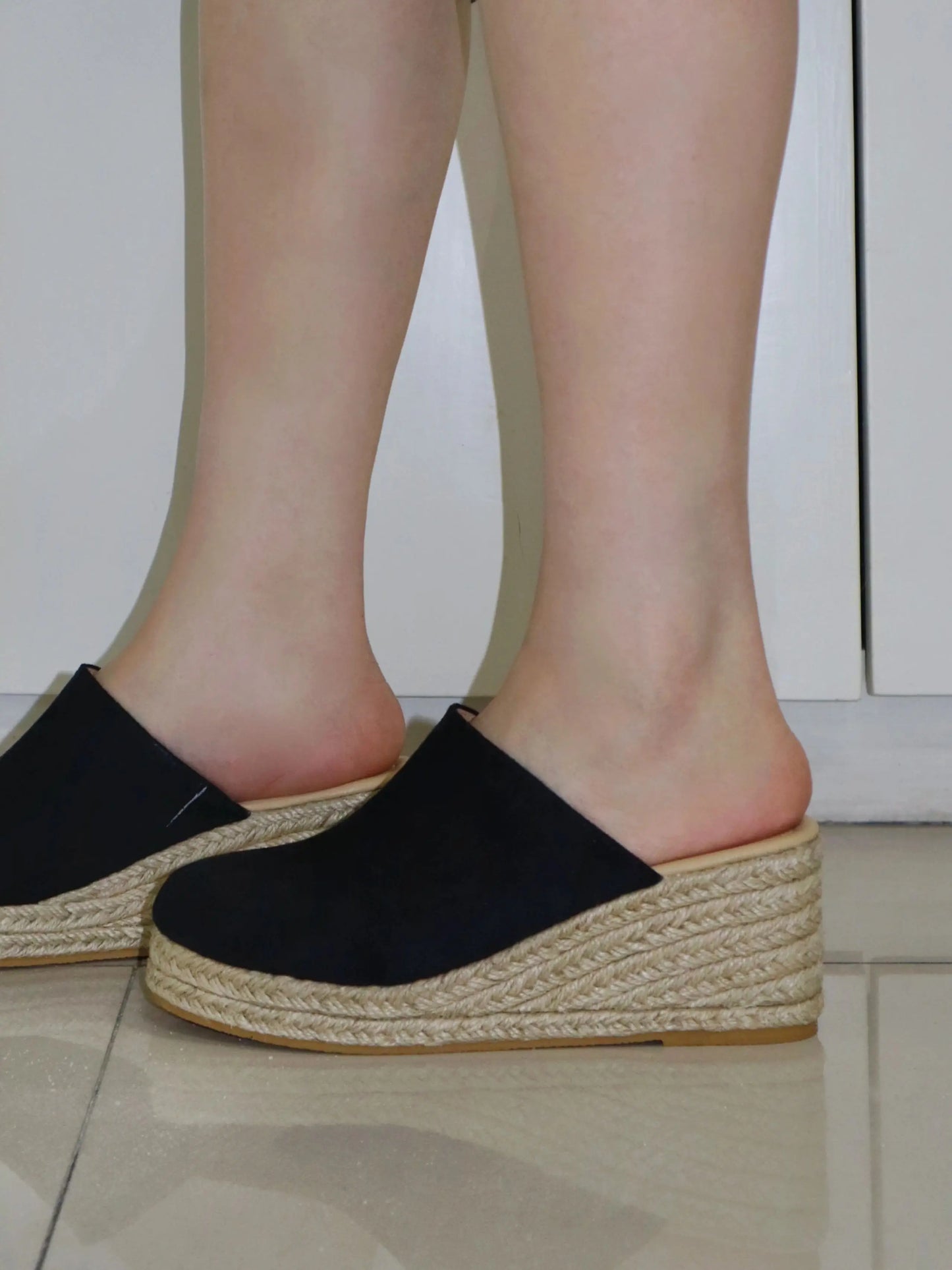 Sky Lift Steps Closed Toe Wedge Espadrilles