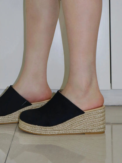 Sky Lift Steps Closed Toe Wedge Espadrilles