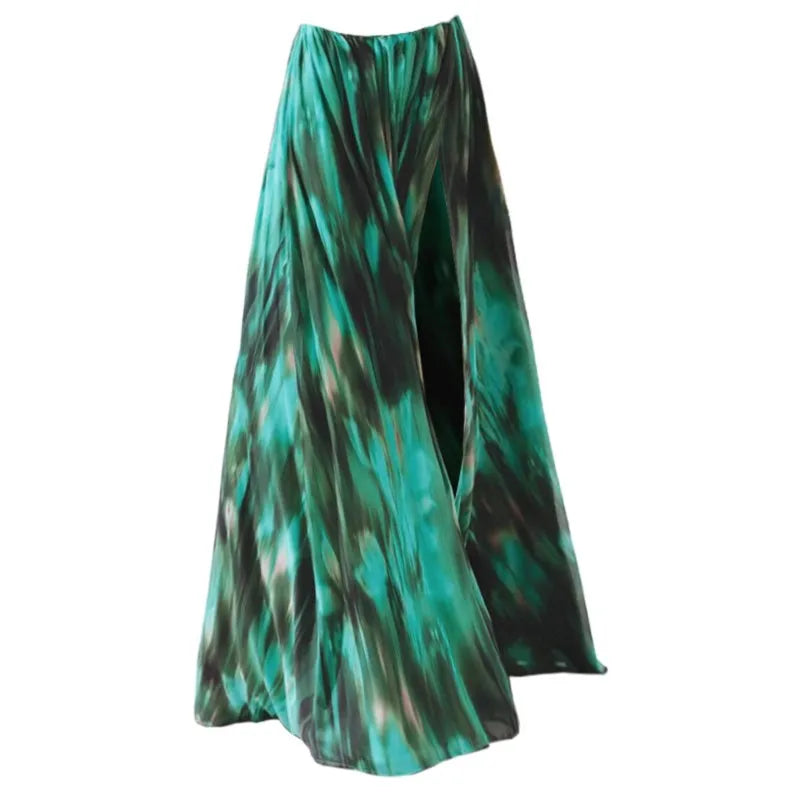 One Piece Swimsuit and Skirt Set