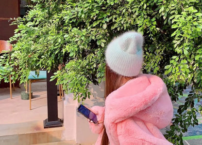 VelvaFur Hooded Plush Sweatshirt