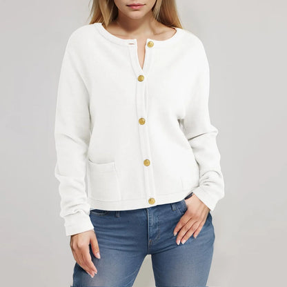 Cozy Button-Down Knit Cardigan