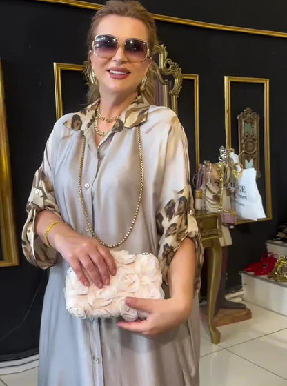 Elegant Print Dress