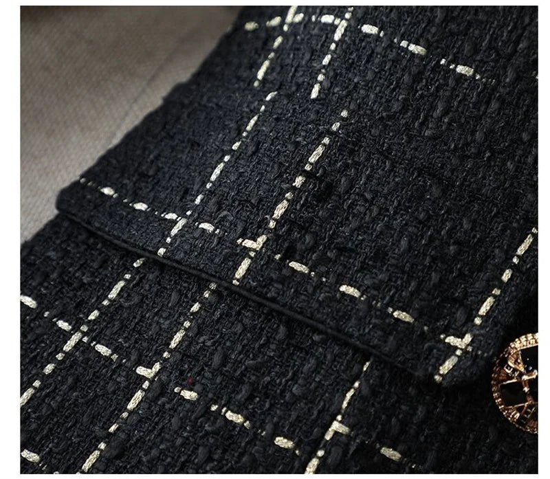 Pearl Tweed Elegant Suit Blazer