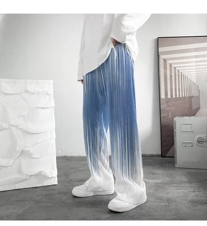 Silken Flow Harajuku Wide Leg Pants