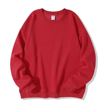Casual Loose Fit Round Neck Sweatshirt