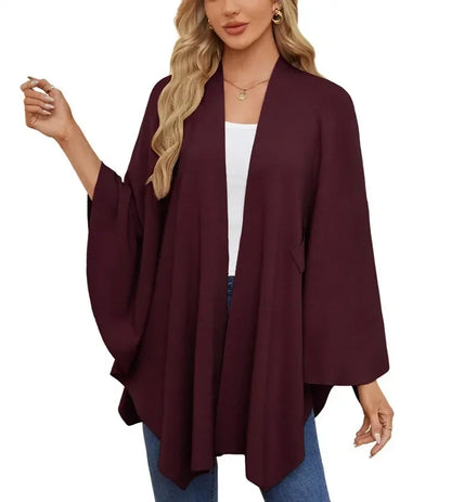 Soft V-Neck Shawl Wrap