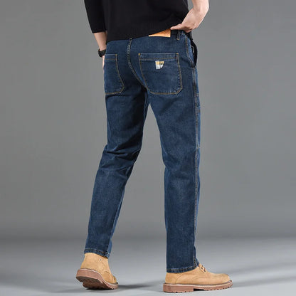 Street Flex Six-Pocket Print Jeans