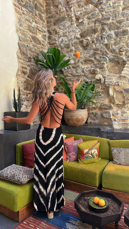Lace Whisper Printed Spring Dress