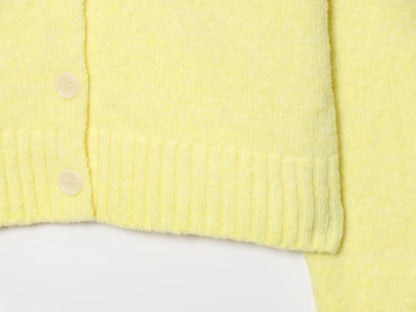 SunMuse Elegant Knit Button Cardigan