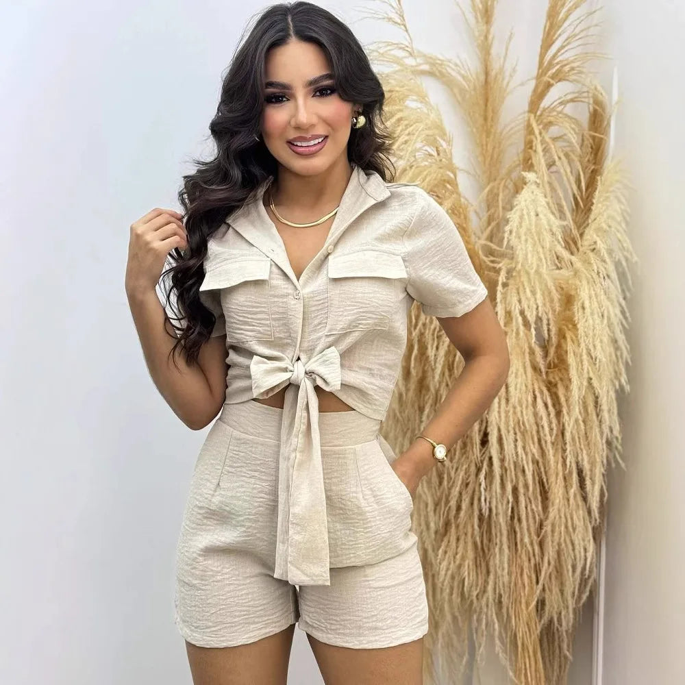 Summer Pocket Shorts Set