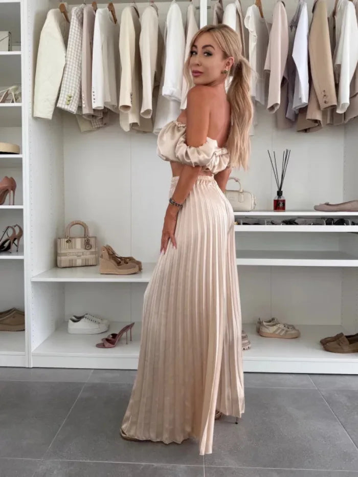 Off-Shoulder Tube Top Set