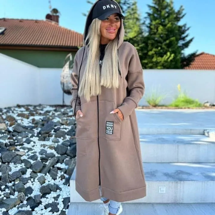 Women’s Casual Hooded Fleece Jacket