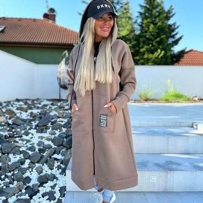 Women’s Casual Hooded Fleece Jacket