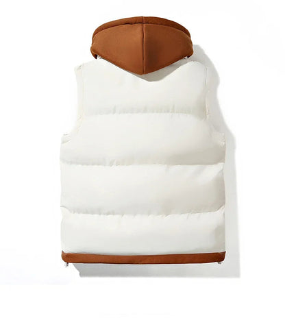 Style Hooded Cotton Vest Jacket