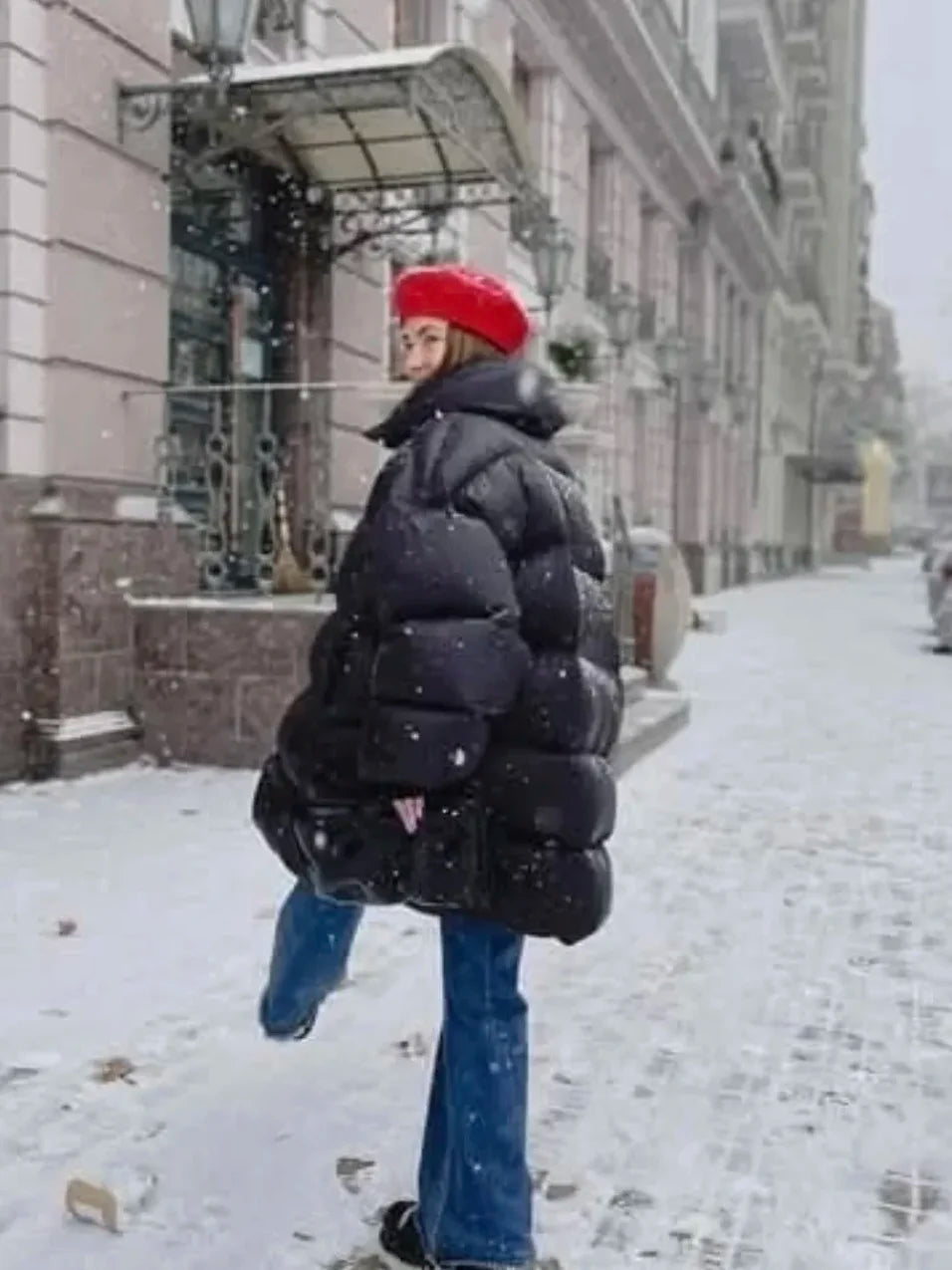 FrostAura Oversized Padded Parka Coat