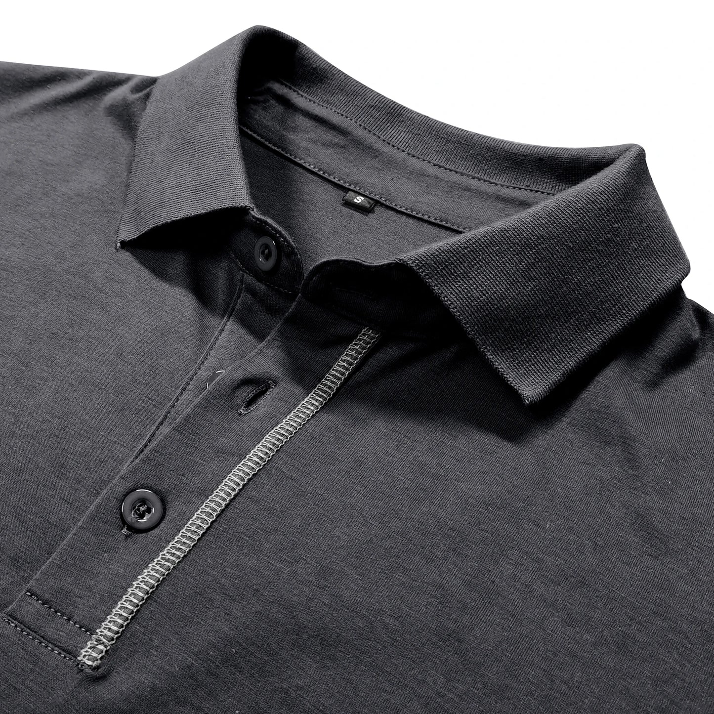 Mod Patch Cotton Collar Slim Fit Tee