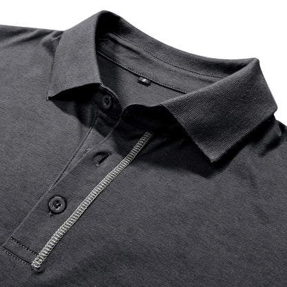 Mod Patch Cotton Collar Slim Fit Tee