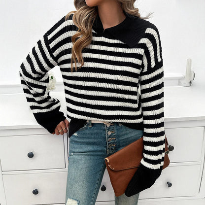 Vintage Stride Striped Sweater