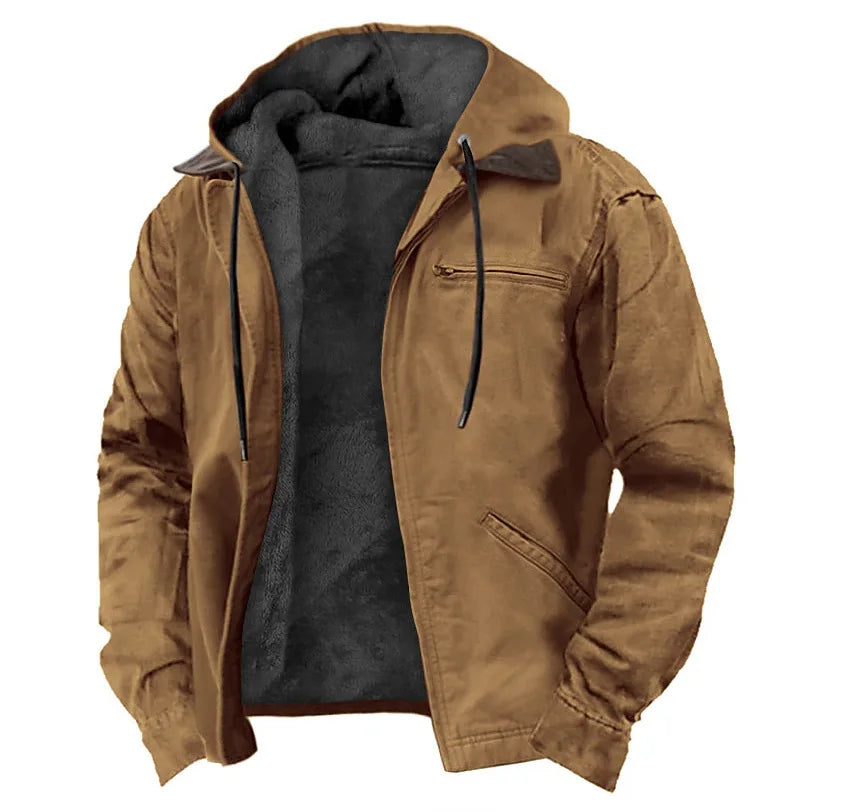 Warm Fleece Hooded Winter Jacket